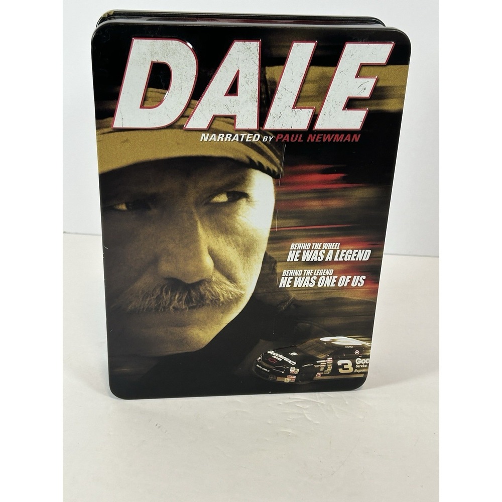 2007 DALE EARNHARDT Collectors set of 6 DVDs in Tin, narrated by Paul Newman